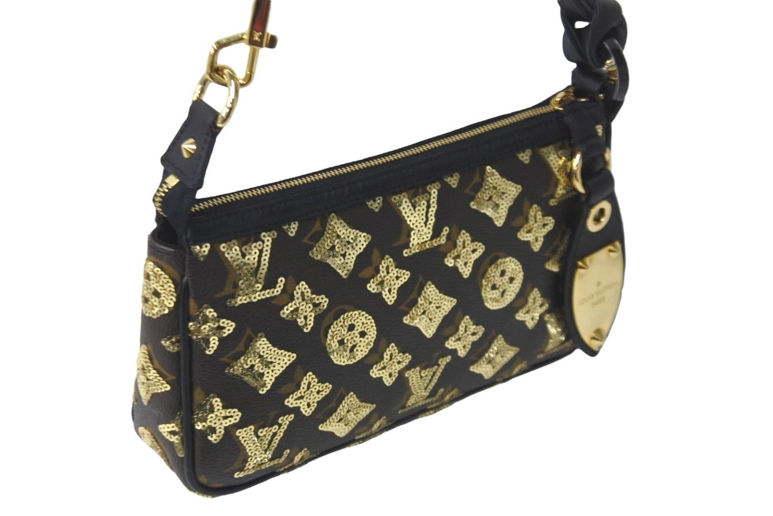 極美品 LOUIS VUITTON ルイヴィトン ハンドバッグ エクリプスポシェットアクセソワール M40248 スパンコール モノグラム 中古  59618 – Casanova Vintage