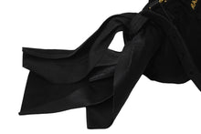 Load image into Gallery viewer, PRADA プラダ ミニ ショルダーバッグ サイドリボン ナイロン ブラック ゴールド金具 ロゴ BT0705 美品 中古 59625