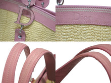画像をギャラリービューアに読み込む, Christian Dior クリスチャンディオール かごトートバッグ 07-BO-1005 リミテッドエディション ラフィア ガリアーノ期 美品 中古 4b005963