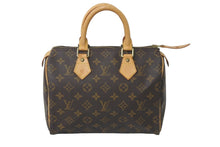 Load image into Gallery viewer, LOUIS VUITTON ルイ ヴィトン ハンドバッグ スピーディ25 M41528 モノグラム PVC コーティングキャンバス ブラウン 美品 中古 59657