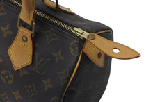 Load image into Gallery viewer, LOUIS VUITTON ルイ ヴィトン ハンドバッグ スピーディ25 M41528 モノグラム PVC コーティングキャンバス ブラウン 美品 中古 59657