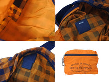 画像をギャラリービューアに読み込む, 極美品 LOUIS VUITTON ルイヴィトン ボストンバッグ ダミエ アバンチュール プラクティカル N41232 オレンジ ネイビー 中古 59666