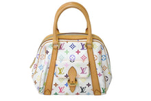 Load image into Gallery viewer, LOUIS VUITTON ルイ ヴィトン ハンドバッグ M40096 モノグラムマルチカラー プリシラ ブロン ホワイト 美品 中古 59667