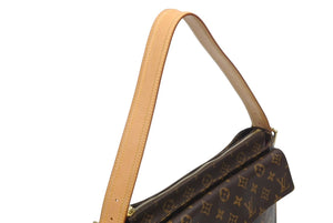 極美品 LOUISVUITTON ルイヴィトン ヴィバシテGM ワンショルダーバッグ M51163 モノグラム PVC レザー ゴールド金具 中古 4b005967