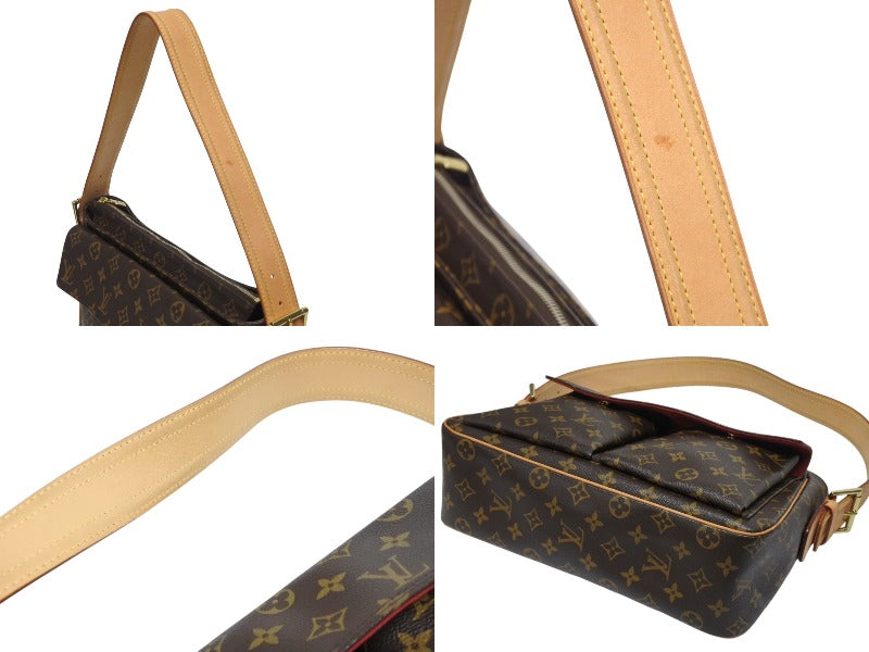 Very Good Condition LOUISVUITTON Louis Vuitton Vivacite GM One Shoulder Bag M51163 Monogram PVC Leather Gold Hardware Used 4b005967