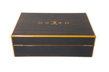 Load image into Gallery viewer, LOUIS VUITTON ルイヴィトン コフレ75 シガール ヒュミドール M58562 木製 コーティング ブラウン 美品 中古 59687