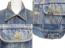 画像をギャラリービューアに読み込む, Lee リー 101-Jデニムジャケット ライダースジャケット Gジャン LM5100 ヴィンテージ タグ欠品 インディゴ 良品 中古 59699