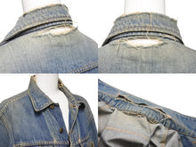 画像をギャラリービューアに読み込む, Lee リー 101-Jデニムジャケット ライダースジャケット Gジャン LM5100 ヴィンテージ タグ欠品 インディゴ 良品 中古 59699