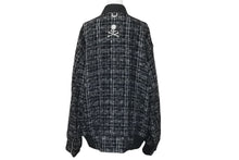 画像をギャラリービューアに読み込む, 極美品 MASTERMIND マスターマインド ジャケット スカル コットン ブラック 刺繍 Mサイズ シルバー金具 中古 59734