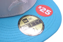 画像をギャラリービューアに読み込む, 新品未使用 NEW ERA Florida Marlins ニューエラ フロリダマーリンズ キャップ ブルー アイボリー グレーブリム 7 3/8 中古 59749