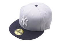 画像をギャラリービューアに読み込む, 新品未使用 NEW ERA New york Yankees ニューエラ ニューヨークヤンキース キャップ グレー グリーンブリム 7 5/8 中古 59752