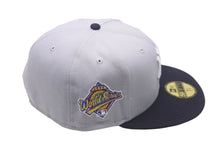 画像をギャラリービューアに読み込む, 新品未使用 NEW ERA New york Yankees ニューエラ ニューヨークヤンキース キャップ グレー グリーンブリム 7 5/8 中古 59752