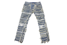 Load image into Gallery viewer, 1017 ALYX 9SM × blackmeans アリクス ブラックミーンズ デストロイクラッシュ デニムパンツ ボトムス ブルー サイズ34 美品 中古 59766