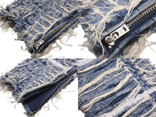 Load image into Gallery viewer, 1017 ALYX 9SM × blackmeans アリクス ブラックミーンズ デストロイクラッシュ デニムパンツ ボトムス ブルー サイズ34 美品 中古 59766