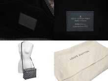 画像をギャラリービューアに読み込む, 新品同様 LOUIS VUITTON ルイヴィトン リサイクル ヴァージル ツイード ソフトトランク ショルダーバッグ グレー マルチ M58741 中古 59780