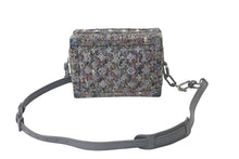 画像をギャラリービューアに読み込む, 新品同様 LOUIS VUITTON ルイヴィトン リサイクル ヴァージル ツイード ソフトトランク ショルダーバッグ グレー マルチ M58741 中古 59780