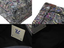 画像をギャラリービューアに読み込む, 新品同様 LOUIS VUITTON ルイヴィトン リサイクル ヴァージル ツイード ソフトトランク ショルダーバッグ グレー マルチ M58741 中古 59780