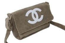 画像をギャラリービューアに読み込む, 極美品 CHANEL シャネル ノヴェルティ パイル ショルダーバッグ ベージュ ココマーク ロゴ 斜め掛け 鞄 シルバー金具 中古 59781