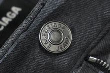 画像をギャラリービューアに読み込む, BALENCIAGA バレンシアガ パンツ ストーン ブラック カモ スケーター ショートパンツ デニム サイズ30 641464 美品 中古 59802