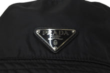 Load image into Gallery viewer, PRADA プラダ ナイロン バケットハット ブラック 帽子 トライアングルロゴ 小物 サイズS 美品 中古 59832