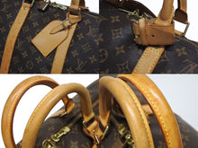 画像をギャラリービューアに読み込む, LOUIS VUITTON ルイヴィトン キーポル50 ボストンバッグ M41426 モノグラムキャンバス ブラウン ゴールド金具 美品 中古 4b005984
