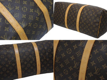 画像をギャラリービューアに読み込む, LOUIS VUITTON ルイヴィトン キーポル50 ボストンバッグ M41426 モノグラムキャンバス ブラウン ゴールド金具 美品 中古 4b005984