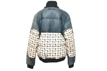 画像をギャラリービューアに読み込む, Billionaire Boys Club ビリオネアボーイズクラブ レザーダウンジャケット グリーン ホワイト サイズL 良品 中古 59842