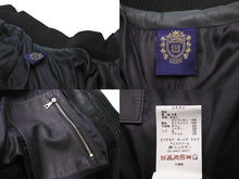 画像をギャラリービューアに読み込む, Billionaire Boys Club ビリオネアボーイズクラブ レザーダウンジャケット グリーン ホワイト サイズL 良品 中古 59842