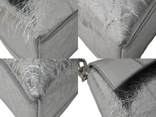 画像をギャラリービューアに読み込む, BALENCIAGA バレンシアガ ショルダーバッグ Downtown XS ダウンタウン 689121 チェーンショルダー シルバー 美品 中古 59854