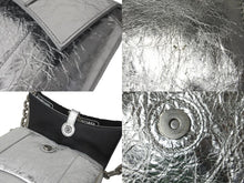 画像をギャラリービューアに読み込む, BALENCIAGA バレンシアガ ショルダーバッグ Downtown XS ダウンタウン 689121 チェーンショルダー シルバー 美品 中古 59854