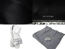 画像をギャラリービューアに読み込む, BALENCIAGA バレンシアガ ショルダーバッグ Downtown XS ダウンタウン 689121 チェーンショルダー シルバー 美品 中古 59854