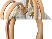 画像をギャラリービューアに読み込む, LOUIS VUITTON ルイヴィトン ボストンバッグ キーポル50 ダミエアズール N41430 ホワイト 美品 中古 59856