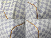 画像をギャラリービューアに読み込む, LOUIS VUITTON ルイヴィトン ボストンバッグ キーポル50 ダミエアズール N41430 ホワイト 美品 中古 59856