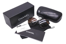 画像をギャラリービューアに読み込む, CHANEL シャネル サングラス ココマーク サイズ58◻︎17 140 プラスチック シルバー金具 5344-A c.1521/S5 美品 中古 59857
