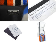 Load image into Gallery viewer, 極美品 PRADA プラダ RICAMO BAIADERA 2WAY ハンドバッグ 1BA343 ショルダーバッグ ロゴ エンブロイダリー マルチカラー 中古 59858