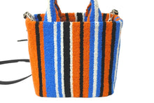 Load image into Gallery viewer, 極美品 PRADA プラダ RICAMO BAIADERA 2WAY ハンドバッグ 1BA343 ショルダーバッグ ロゴ エンブロイダリー マルチカラー 中古 59858