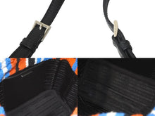 Load image into Gallery viewer, 極美品 PRADA プラダ RICAMO BAIADERA 2WAY ハンドバッグ 1BA343 ショルダーバッグ ロゴ エンブロイダリー マルチカラー 中古 59858