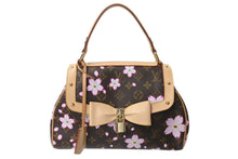 画像をギャラリービューアに読み込む, 極美品 LOUIS VUITTON ルイ ヴィトン サックレトロPM マロン ハンドバッグ M92012 モノグラムチェリーブロッサム ブラウン 中古 4C071270