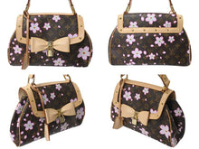 画像をギャラリービューアに読み込む, 極美品 LOUIS VUITTON ルイ ヴィトン サックレトロPM マロン ハンドバッグ M92012 モノグラムチェリーブロッサム ブラウン 中古 4C071270