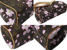 画像をギャラリービューアに読み込む, 極美品 LOUIS VUITTON ルイ ヴィトン サックレトロPM マロン ハンドバッグ M92012 モノグラムチェリーブロッサム ブラウン 中古 4C071270