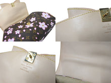 画像をギャラリービューアに読み込む, 極美品 LOUIS VUITTON ルイ ヴィトン サックレトロPM マロン ハンドバッグ M92012 モノグラムチェリーブロッサム ブラウン 中古 4C071270