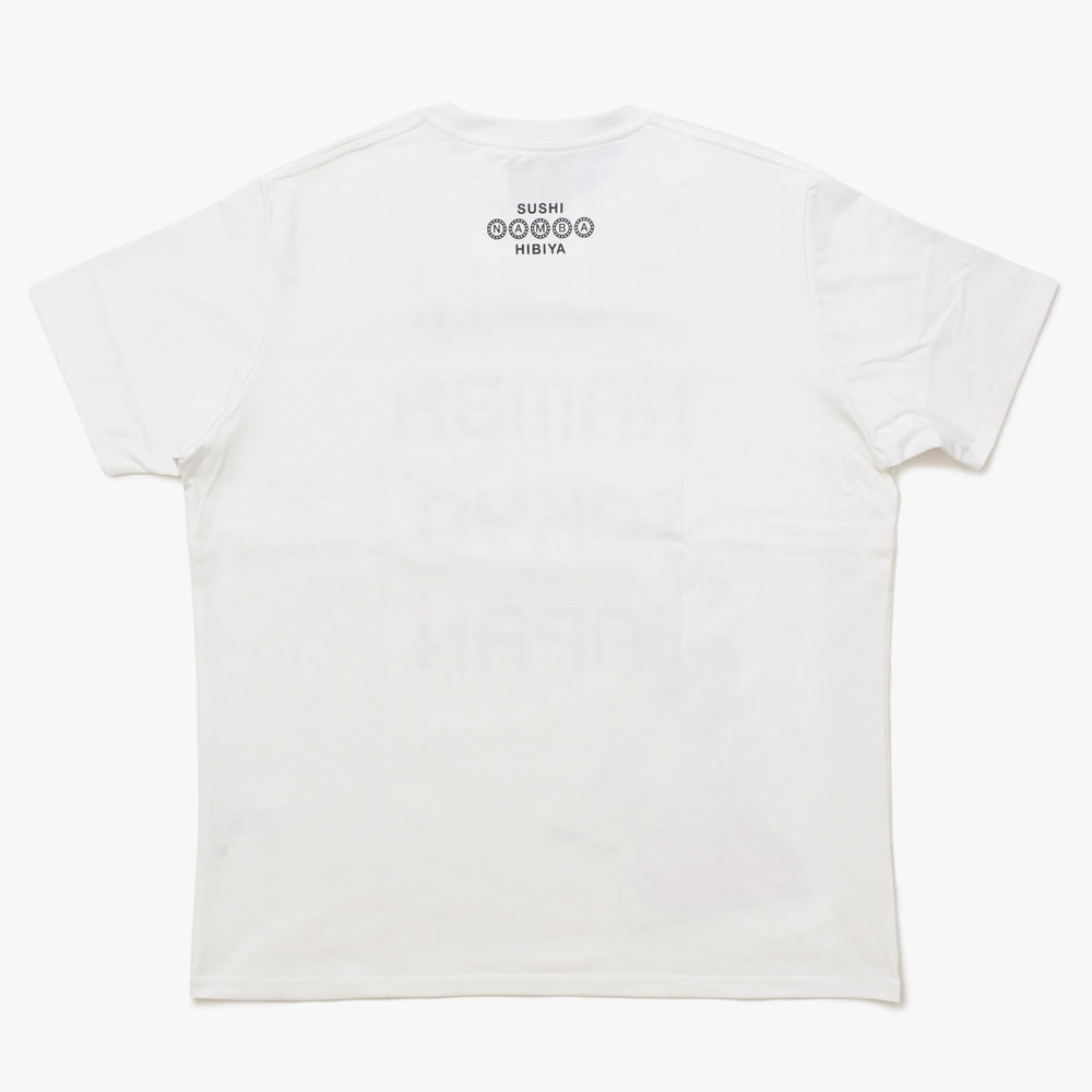 新品未使用 TRIPPY MIKIO ART トリッピーミキオアート 鮨 なんば コラボレーションTシャツ SMB-001 ホワイト NAMBA XLサイズ 中古 4a005989