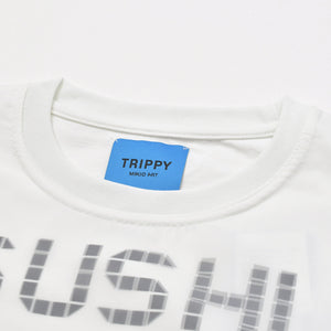 新品未使用 TRIPPY MIKIO ART トリッピーミキオアート 鮨 なんば コラボレーションTシャツ SMB-001 ホワイト NAMBA XLサイズ 中古 4a005989