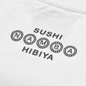 新品未使用 TRIPPY MIKIO ART トリッピーミキオアート 鮨 なんば コラボレーションTシャツ SMB-001 ホワイト NAMBA XLサイズ 中古 4a005989
