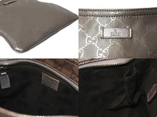 画像をギャラリービューアに読み込む, 極美品 GUCCI グッチ ショルダーバッグ ベージュ GGインプリメ 201538 シルバー金具 PVC レザー 中古 59896