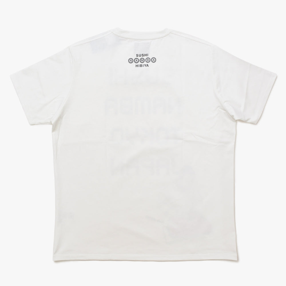 新品未使用 TRIPPY MIKIO ART トリッピーミキオアート 鮨 なんば コラボレーションTシャツ SMB-001 ホワイト NAMBA XLサイズ 中古 4a005990