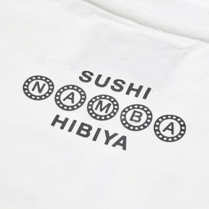 新品未使用 TRIPPY MIKIO ART トリッピーミキオアート 鮨 なんば コラボレーションTシャツ SMB-001 ホワイト NAMBA XLサイズ 中古 4a005990