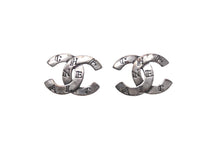 画像をギャラリービューアに読み込む, CHANEL シャネル ピアス ココマーク ヴィンテージ ロゴ シルバー金具 良品 中古 59920