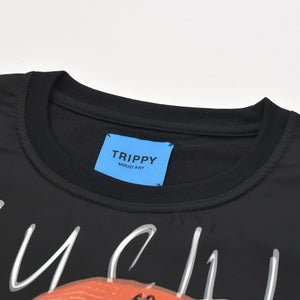 新品未使用 TRIPPY MIKIO ART トリッピーミキオアート 鮨 なんば コラボレーションTシャツ SMB-002 ブラック SUSHI XLサイズ 中古 4a005996