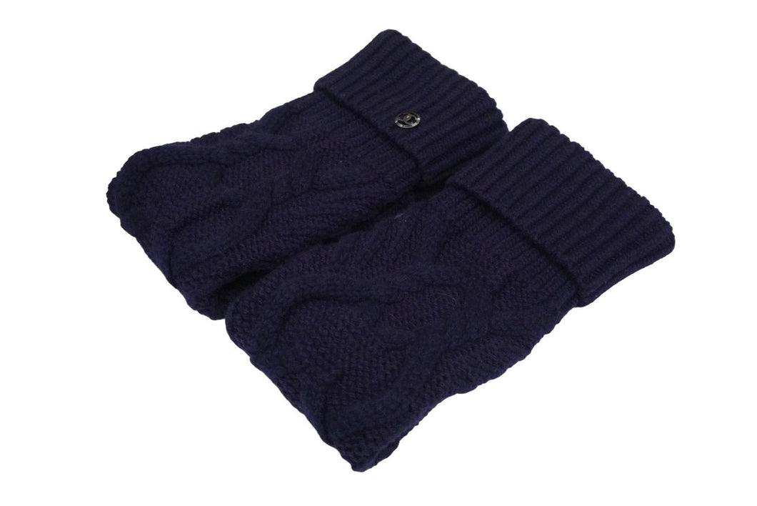 CHANEL シャネル レッグウォーマー ココマーク ウール カシミヤ